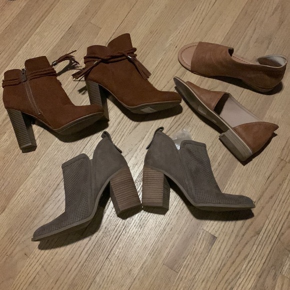 Madden Girl Shoes - Bundle of Size 10 brown/tan booties/shoes